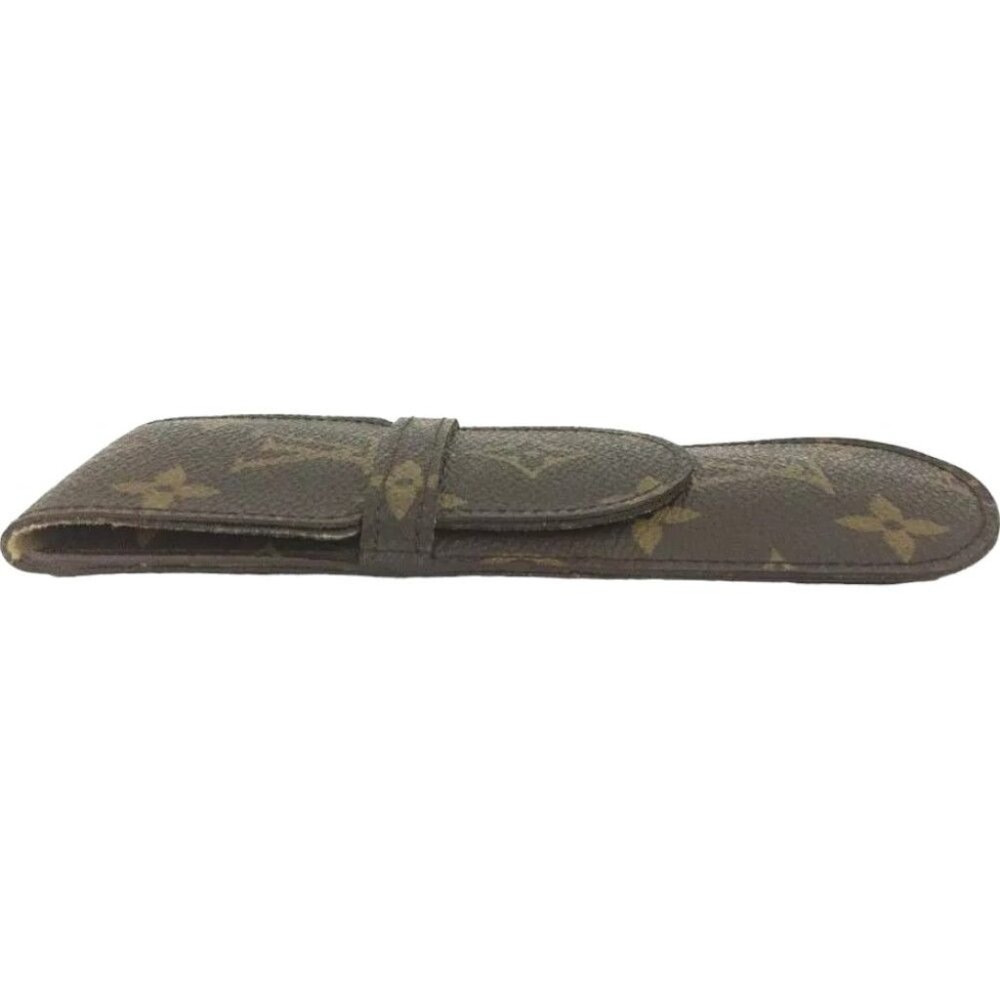 524162AF Louis Vuitton Pen Case Etui Stylos Brown Monogram - Picture 4 of 8
